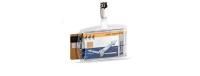 durable duo card holder with clip